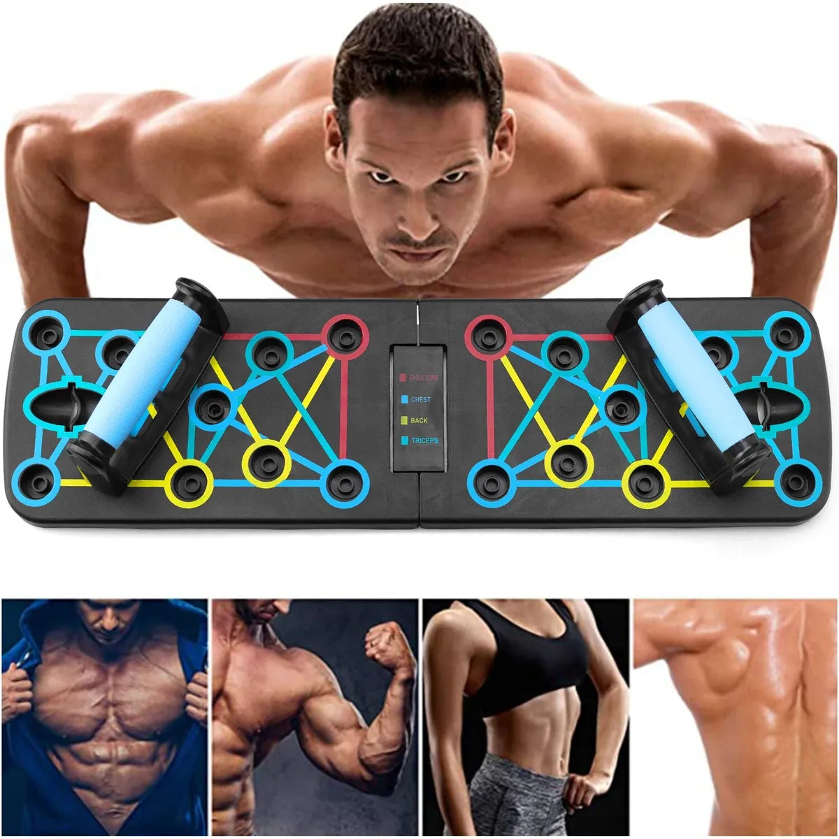 Foldable Push-Up Board