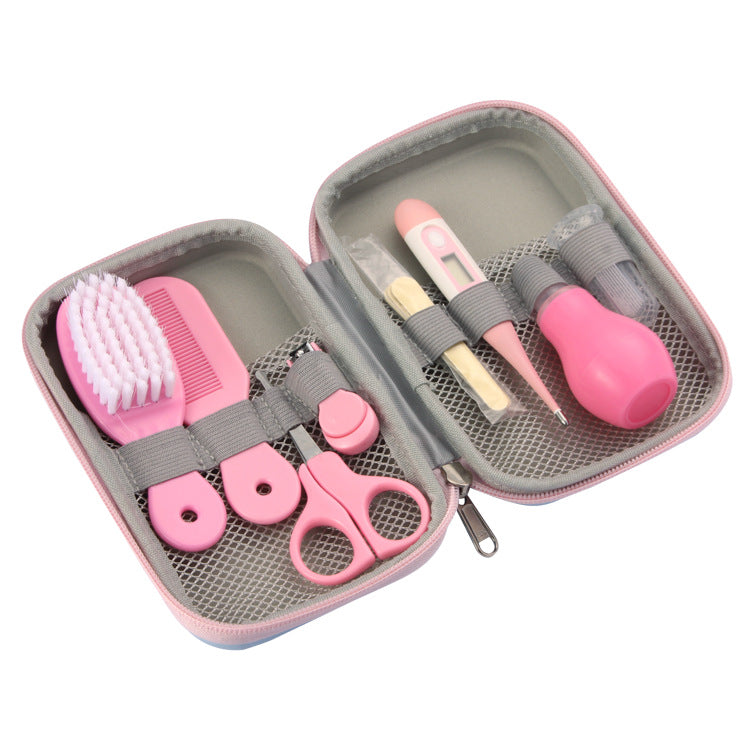 Baby Care Set 8 Eight-piece Child Nail Polisher Baby Nail Clippers Portable Tool Factory Direct Sales