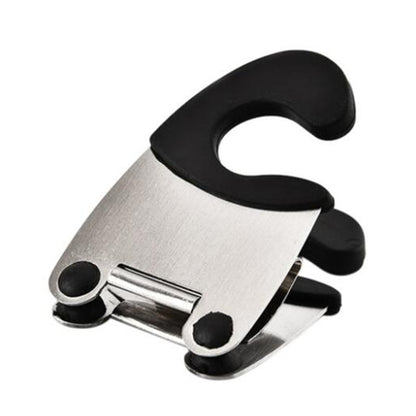 Stainless steel pot side anti-scalding clip Kitchen insulation pot side clip Creative kitchen anti-scalding clip gadget