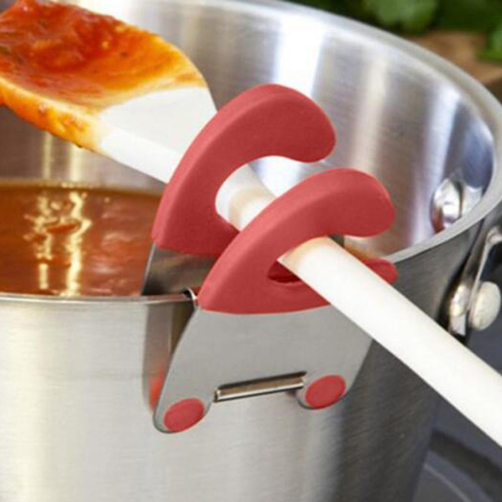 Stainless steel pot side anti-scalding clip Kitchen insulation pot side clip Creative kitchen anti-scalding clip gadget