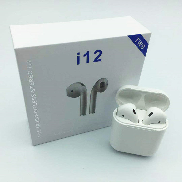 I12 Bluetooth Headset tws Wireless Bluetooth Headset 5.0 Touch Bluetooth Headset Sports Bluetooth Headset