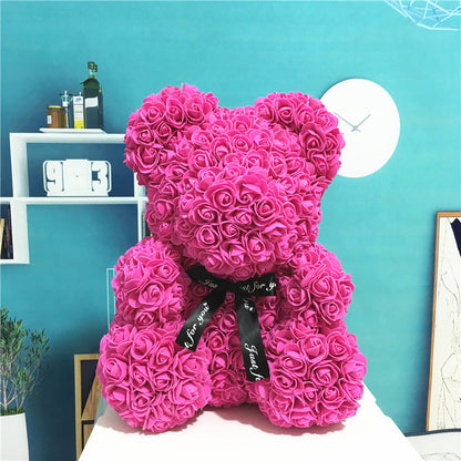 gift rose teddy bear