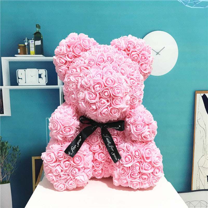 gift rose teddy bear