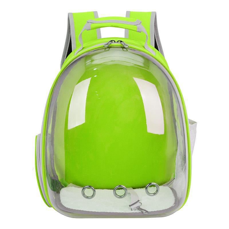 Solid color transparent pet bag cat bag out portable bag pet backpack pet space capsule wholesale cat supplies