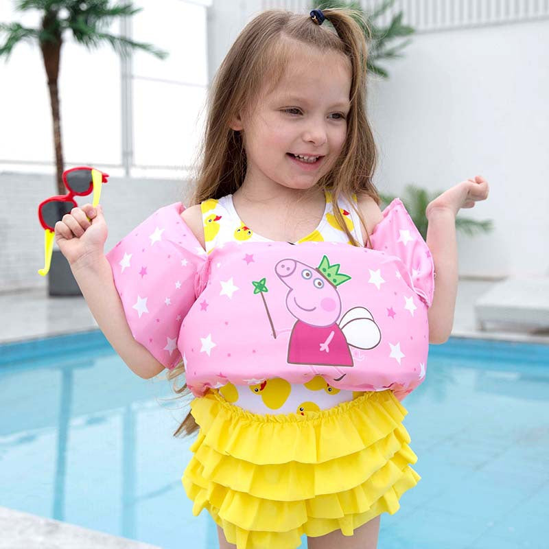 Children's swimming arm ring 2-6 years old baby learning swimming equipment floating ring water sleeve buoyancy vest life jacket