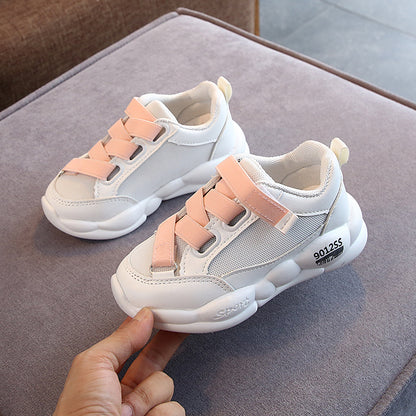 2019 Autumn Children's Breathable Sneakers Mesh Boys and Girls Casual Shoes  Baby Walking Shoes