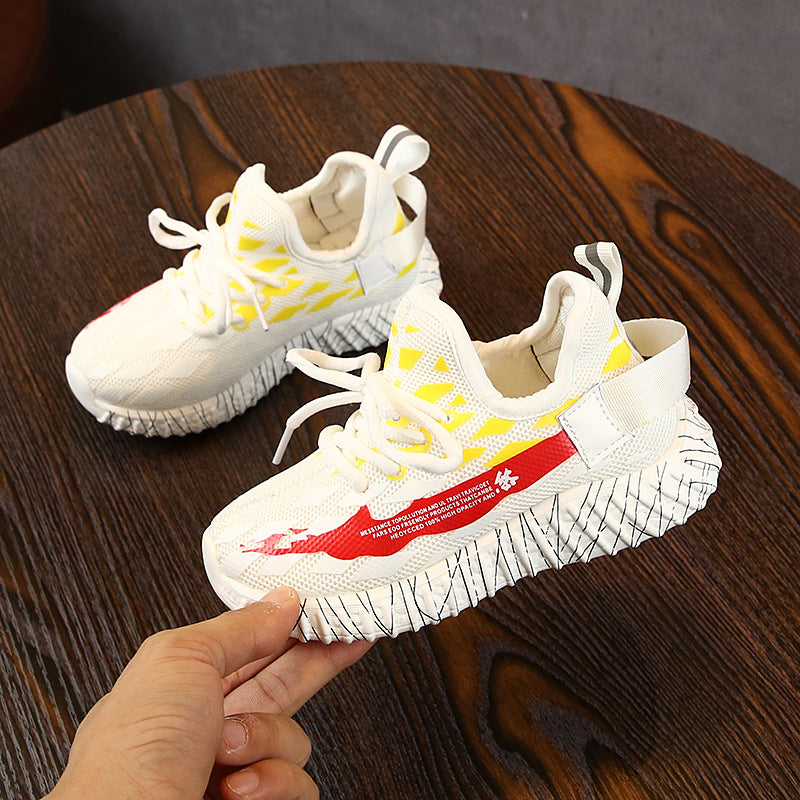 Kids Sneakers Autumn Mesh Children Sport Shoes Tenis Infantil Lightweight Boy Footwear Fashion Breathable Girls Chaussure Enfant