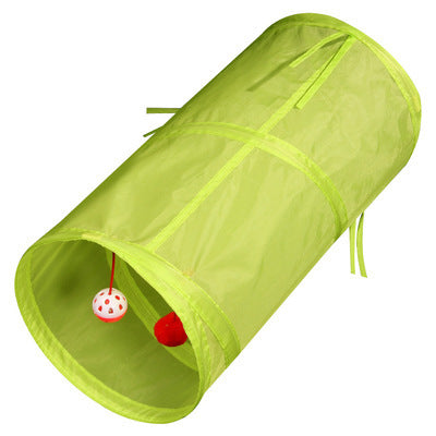 Pet supplies dog tunnel type toy cat channel rolling ground dragon pet tunnel dog household training with a piece of hair