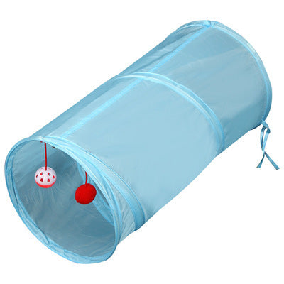 Pet supplies dog tunnel type toy cat channel rolling ground dragon pet tunnel dog household training with a piece of hair