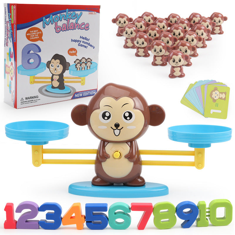 Early education math toy puppy balance Addition and subtraction arithmetic children intelligence development enlightenment puzzle diy desktop toys