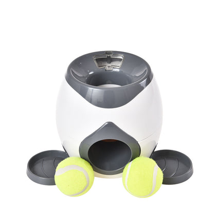 Amazon Pet Supplies Dog Interactive Training Reward Machine Smart Pet Feeder Tennis Leaky Toy