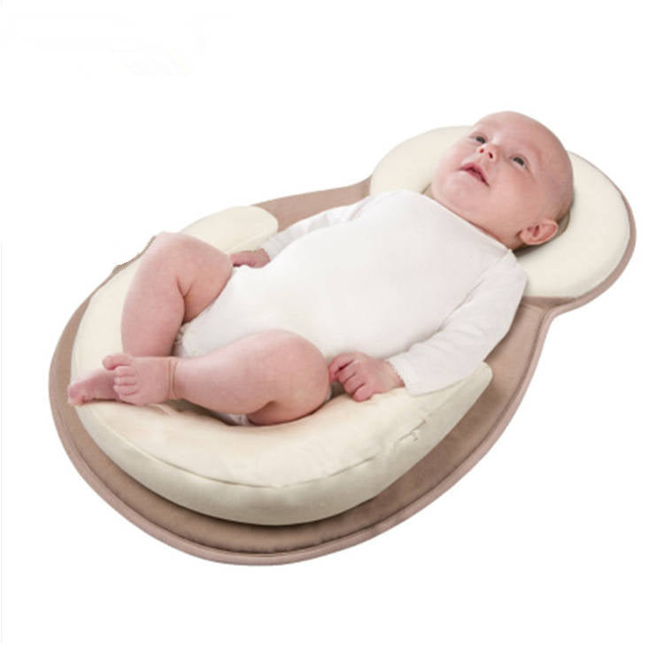 New baby pillow styling pillow summer newborn correct head type head children's pillow mattress can put sofa crib