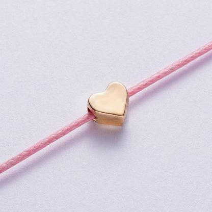 Wish Card Adjustable Hand-woven Rope Bracelet Femme Minimalist Heart Crown Round String Ehthic Bracelet Fashion Women Jewelry