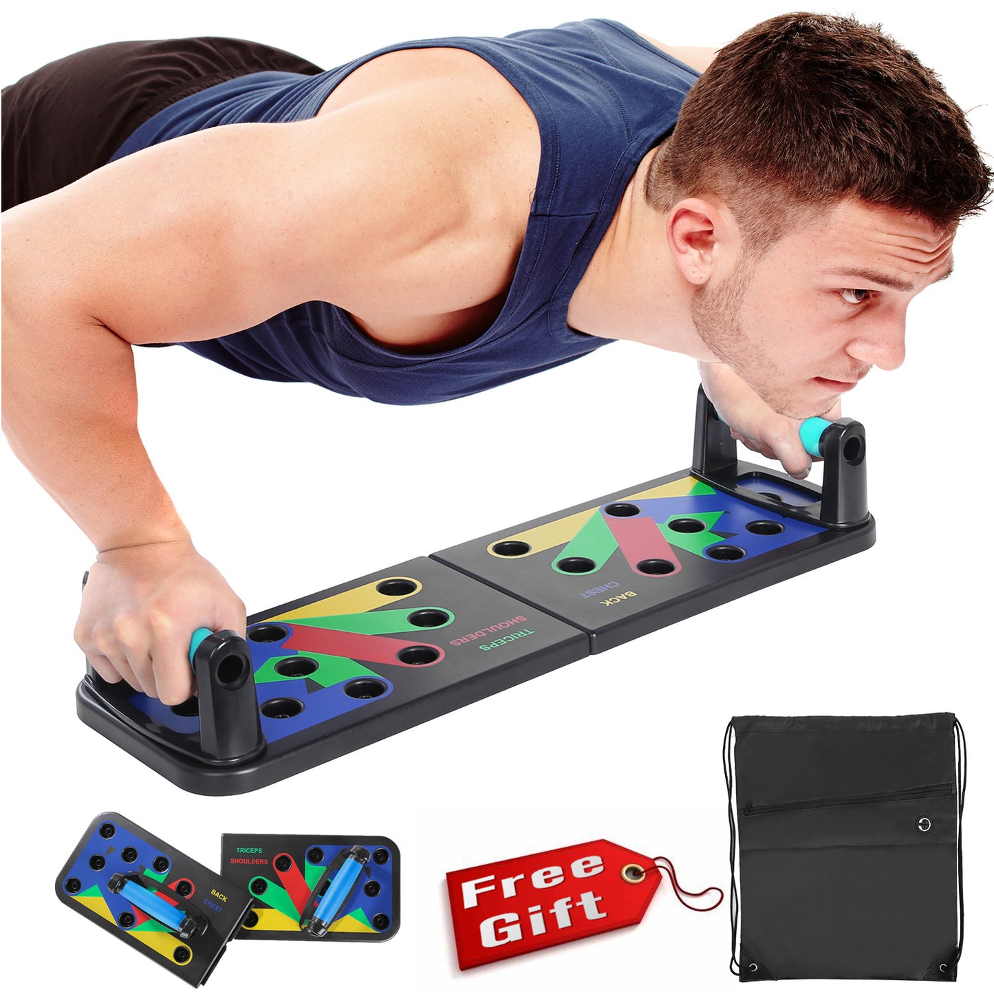 Foldable Push-Up Board