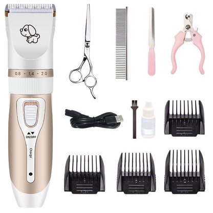 Factory direct professional pet hair clipper hair clipper for cats and pets does not hurt the skin rechargeable dog hair shaver