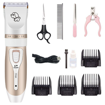 Factory direct professional pet hair clipper hair clipper for cats and pets does not hurt the skin rechargeable dog hair shaver