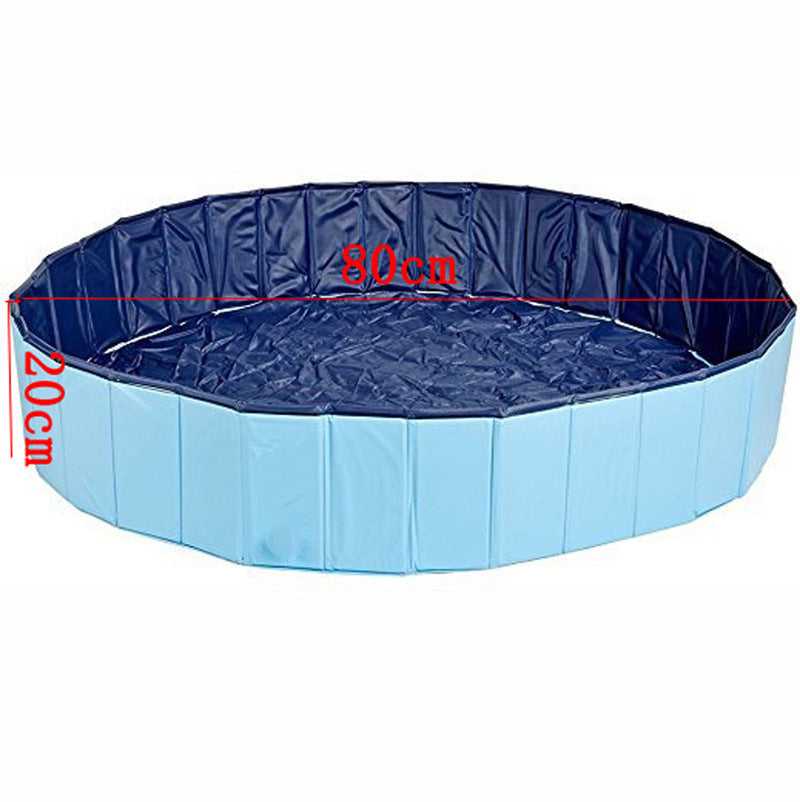 Amazon Explosion Pet Inflatable Bathtub PVC Composite Cloth Bathtub Pet Pool Collapsible Pool