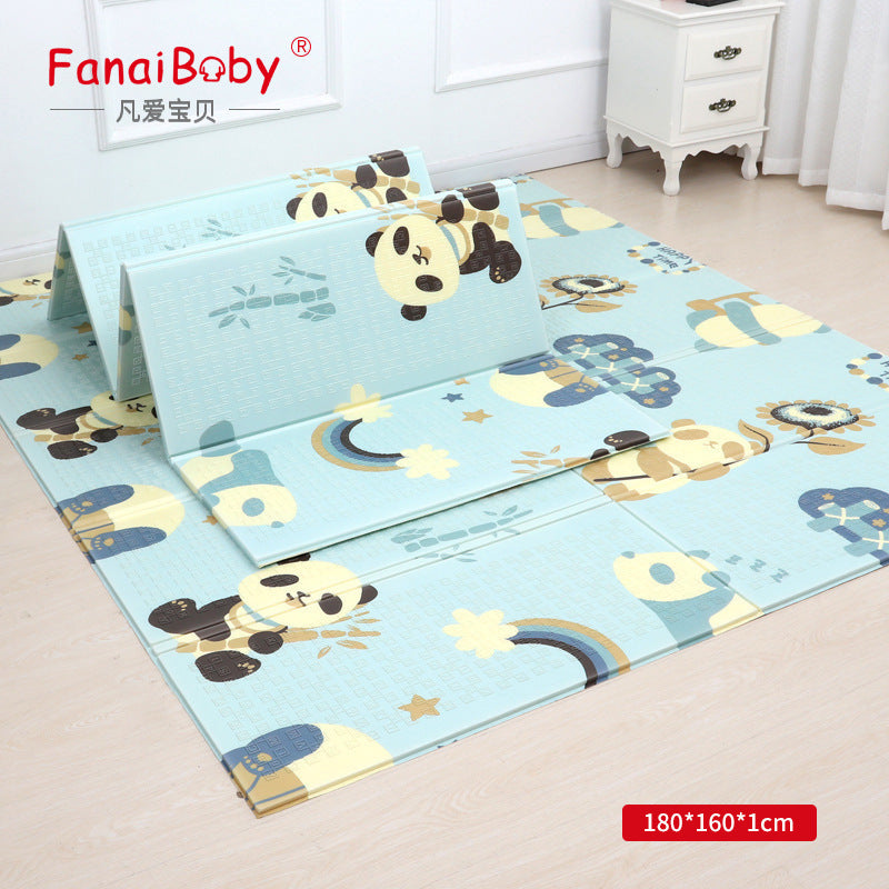 Factory wholesale crawling mat, environmentally friendly and tasteless baby play mat, thickened double-sided foldable xpe child crawling mat