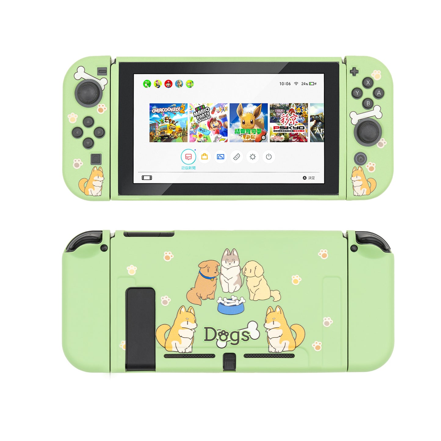 Geekshare Nintendo switch protective shell game console accessories NS split all-inclusive frosted protective cover color TPU shell(minimun order quantity=20)