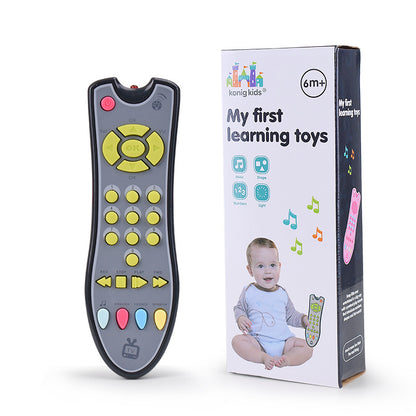 Infant TV simulation remote control children with music English learning remote control early education educational cognitive toys