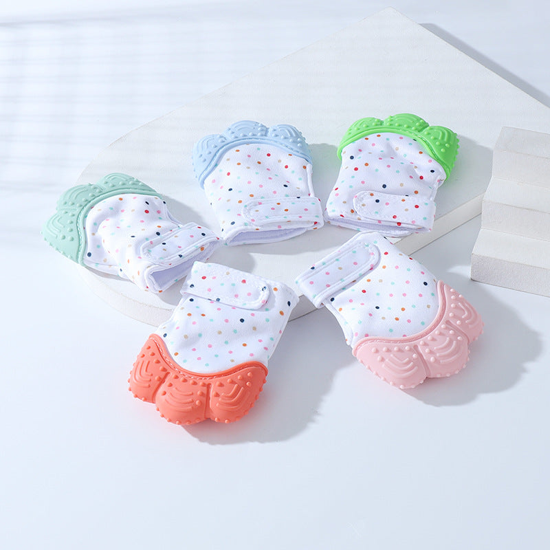 Hot Sale Baby Glove Teether Baby Products Teether Teeth Gloves Children's Color Silicone Teeth Molar Toys