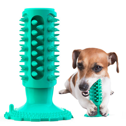 Amazon pet new product classic vocal dog toy molar stick dog toothbrush tooth cleaning dog toy pet supplies