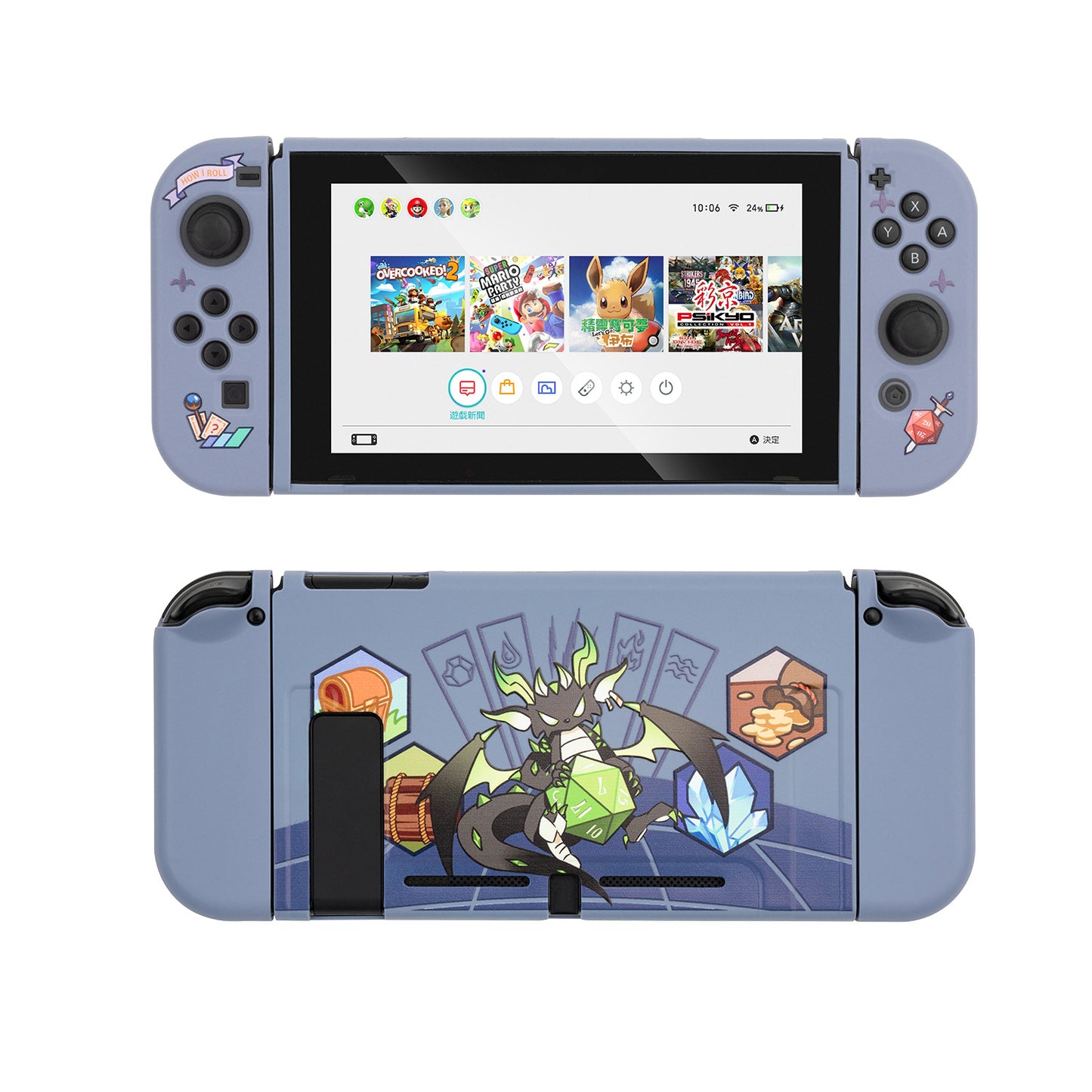 Geekshare Nintendo switch protective shell game console accessories NS split all-inclusive frosted protective cover color TPU shell(minimun order quantity=20)