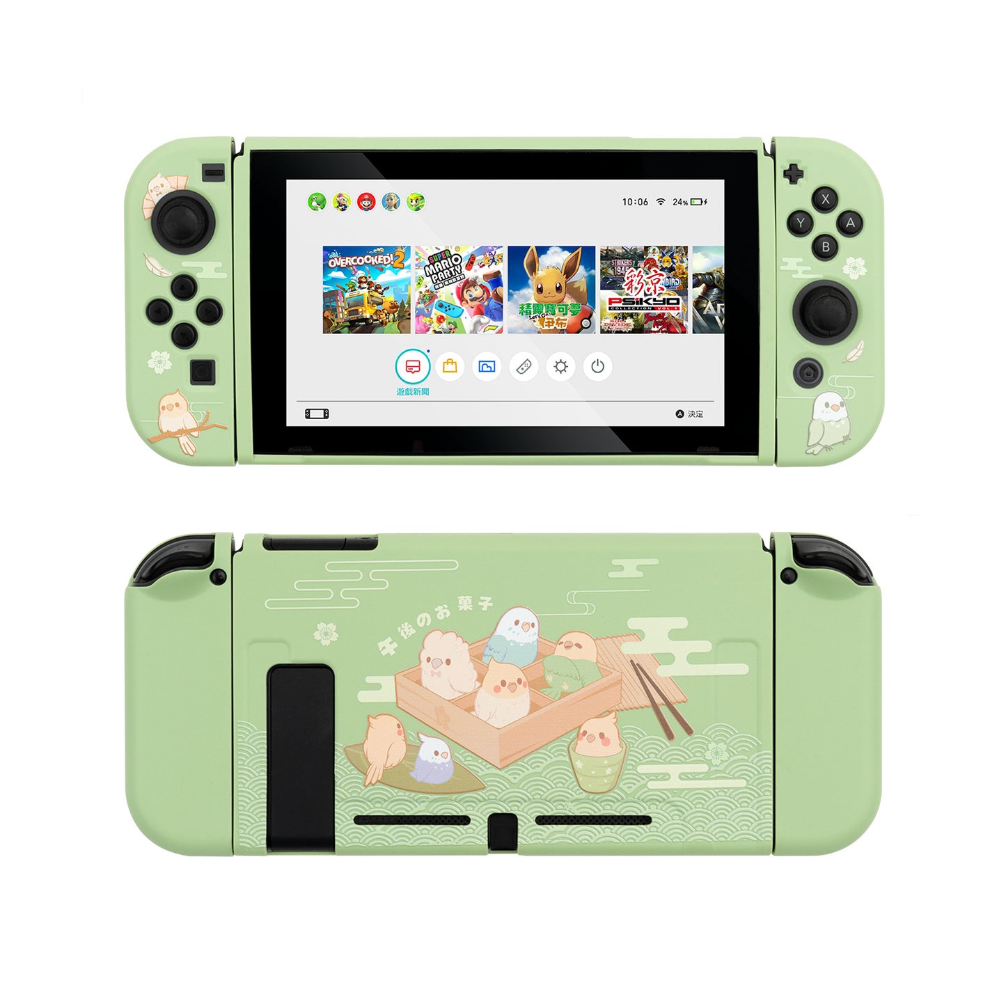 Geekshare Nintendo switch protective shell game console accessories NS split all-inclusive frosted protective cover color TPU shell(minimun order quantity=20)