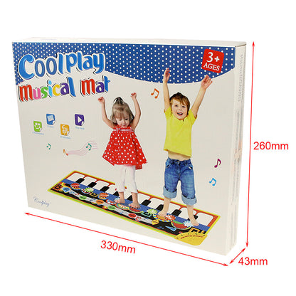 2306 children's multifunctional music game carpet baby fun finger touch electronic piano educational toy