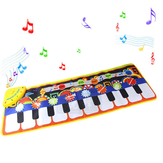 2306 children's multifunctional music game carpet baby fun finger touch electronic piano educational toy