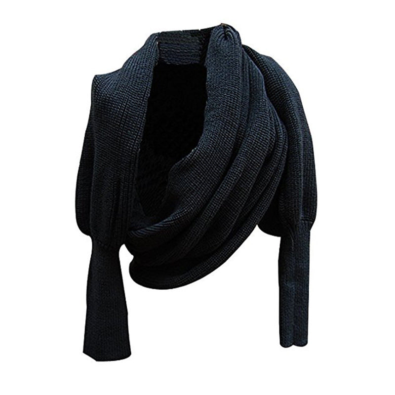 Foreign trade explosion models Classic fashion knitted scarf warm sleeves shawl factory direct sales