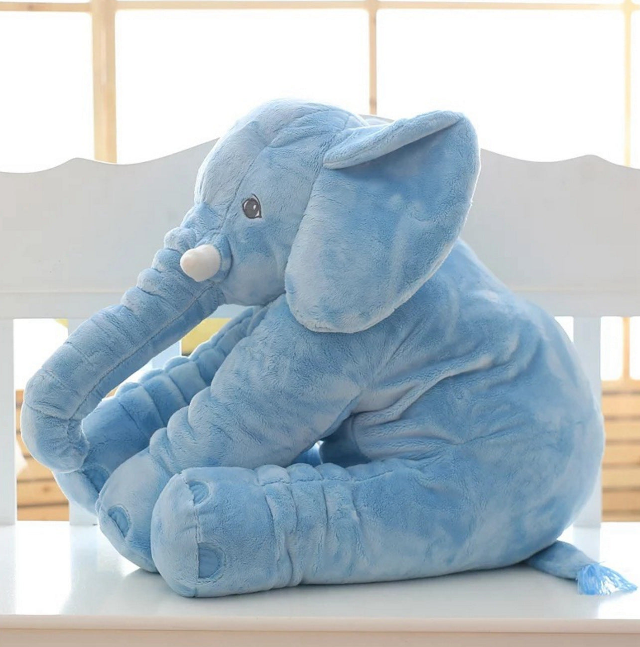 New Arrival 60CM One Piece Gray Elephant Plush Doll With Long Nose Cute PP Cotton Stuffed Baby Super Soft Elephants Toys WJ346