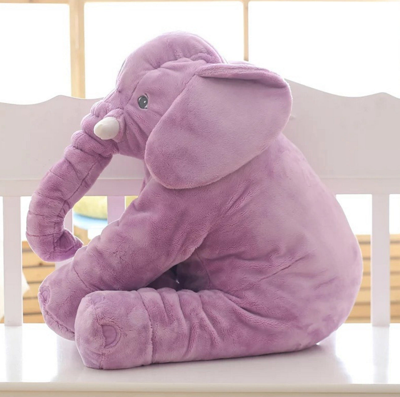 New Arrival 60CM One Piece Gray Elephant Plush Doll With Long Nose Cute PP Cotton Stuffed Baby Super Soft Elephants Toys WJ346