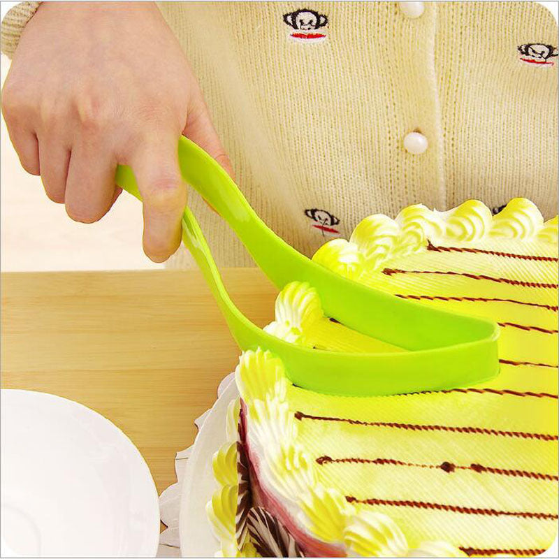 Cake cutter knife integrated cutting cake cutter cutting knife cake cutter not dirty hand cake divider