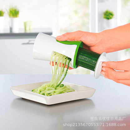 Multifunctional kitchen shredder, spiral funnel cutter, rotary cutter, all-in-one vegetable planer