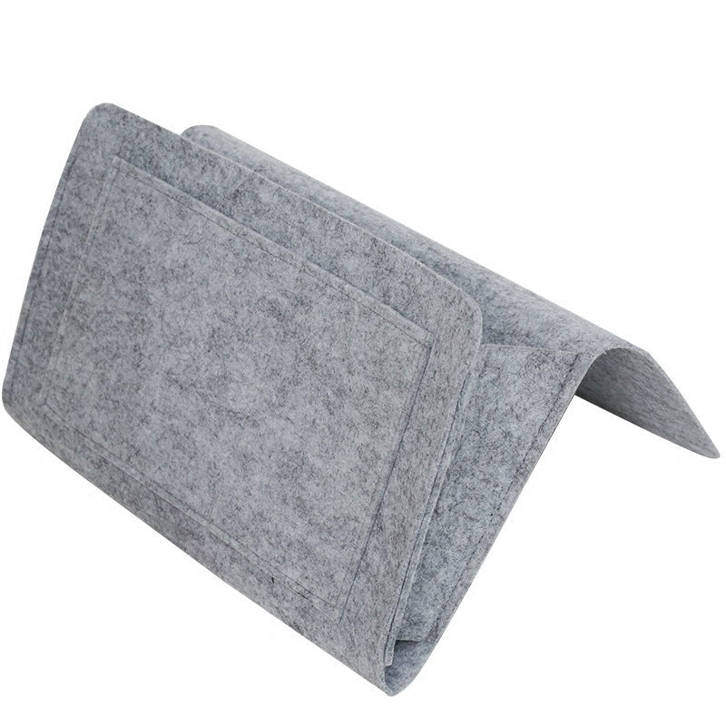 Cross-border felt creative bedside storage hanging bag bag student dormitory bedside remote book storage bag custom LOGO