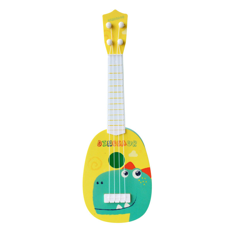 Children's trumpet simulation instrument ukulele mini four-string playable musical toy for early education for enlightenment