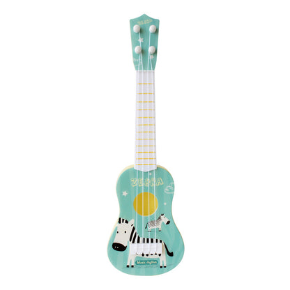 Children's trumpet simulation instrument ukulele mini four-string playable musical toy for early education for enlightenment