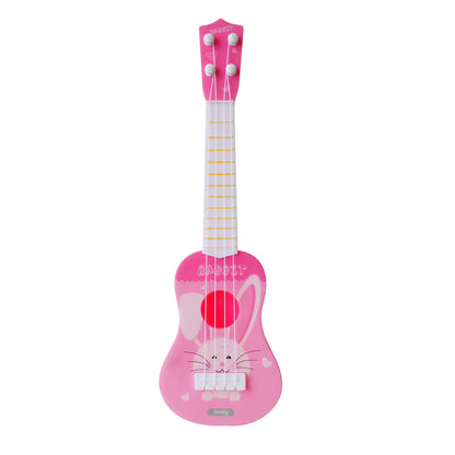 Children's trumpet simulation instrument ukulele mini four-string playable musical toy for early education for enlightenment