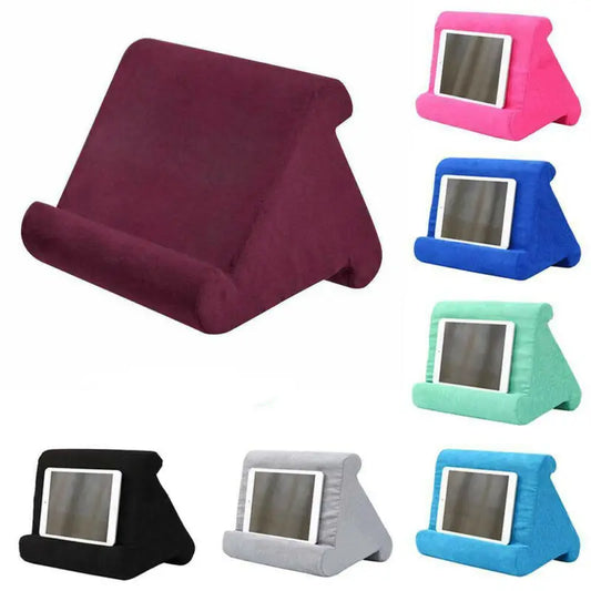 Multi-Angle Soft Pillow Pad Stand Tablet Phone Holder Book Reader Holder Rest Lap Reading Cushion For iPad Tablet Phone