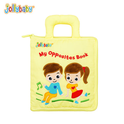 jollybaby local tyrant book Montessori children's early education cloth book quiet cloth book cross-border new children's gift