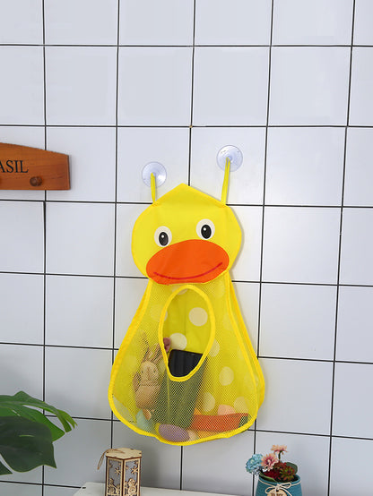 Baby bath play water toy storage bag waterproof hanging bag finishing bag bathroom toilet drain net bag pocket children