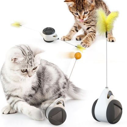 Wholesale Pet Supplies Manufacturers Amazon New Puppy Toys To Amuse Cats Slow Food Leakage Device Windmill Turntable