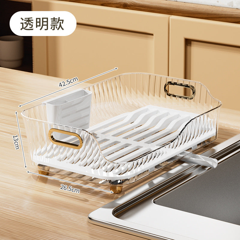 Kitchen dish storage box put bowl box drain bowl rack kitchen fruit and vegetable drain storage box