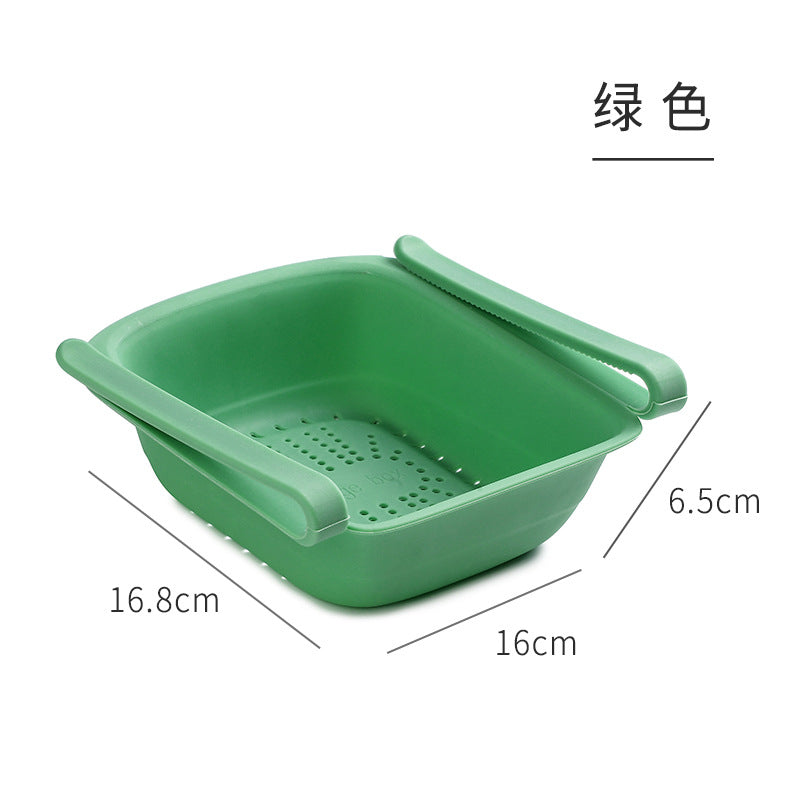 Creative home refrigerator fresh-keeping partition layer kitchen finishing storage box creative classification shelf storage basket 0.15