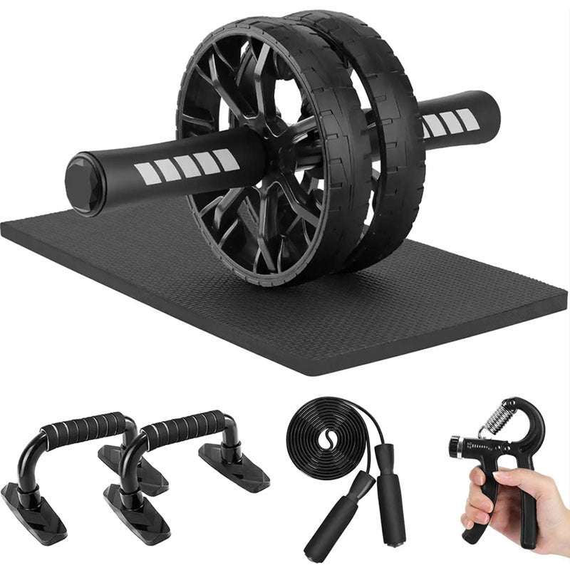 Abdominal wheel 7-piece set indoor sports equipment push-up bracket ab wheel sports fitness supplies home