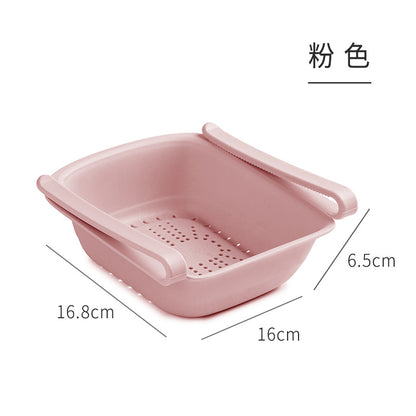 Creative home refrigerator fresh-keeping partition layer kitchen finishing storage box creative classification shelf storage basket 0.15