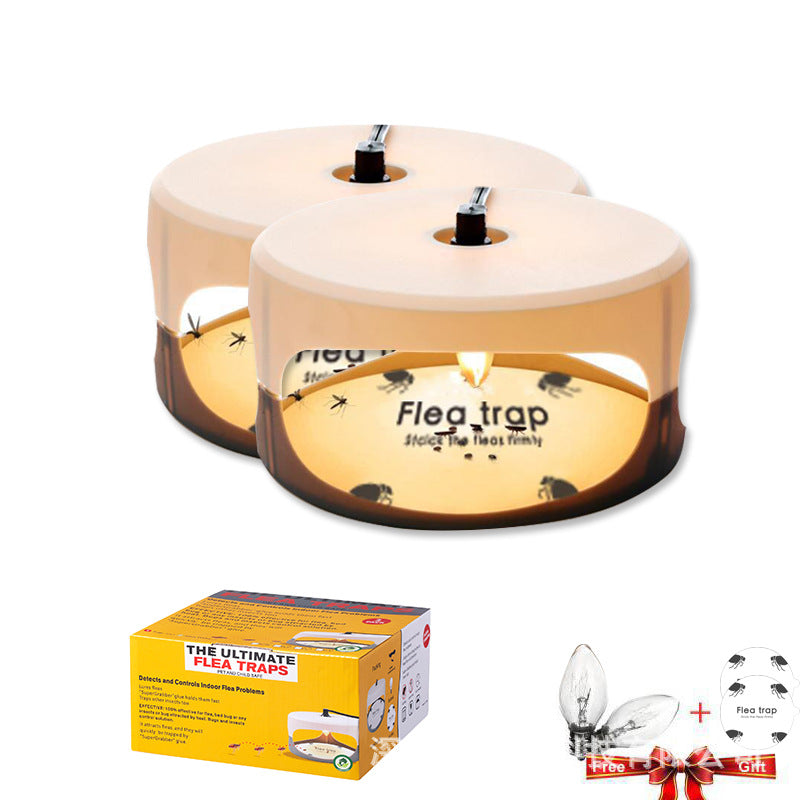 New flea trap, pet household flea lamp, pesticide-free, flea sticky trap