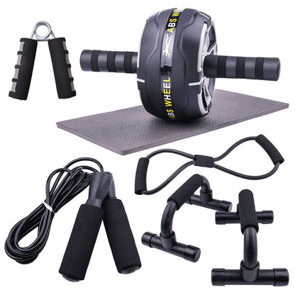 Abdominal wheel 7-piece set indoor sports equipment push-up bracket ab wheel sports fitness supplies home