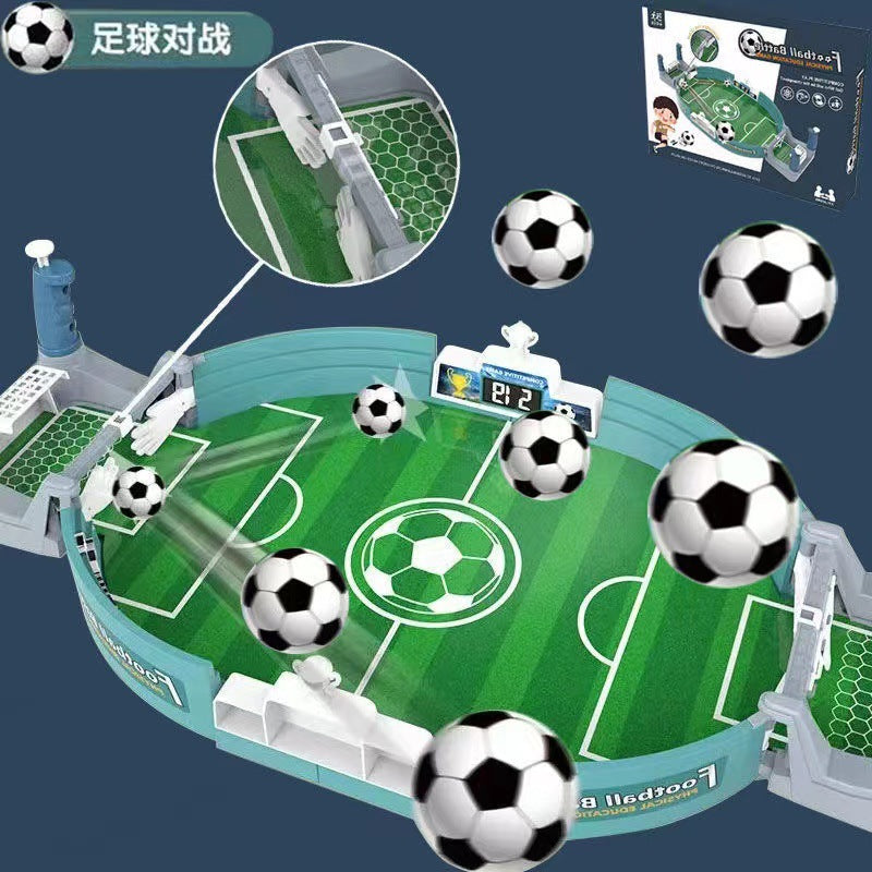 Large football table children's puzzle two-person competitive battle parent-child interactive desktop World Cup kicking game cross-border